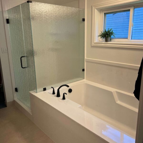 Salt Lake City home with a new shower and tub