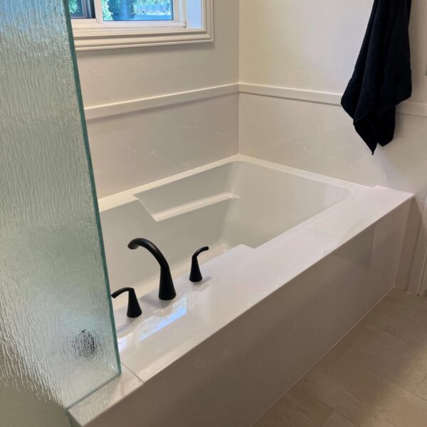 Salt Lake City home with a new tub installation